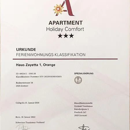 Apartmán Zayetta Orange Cube Nr. 11a