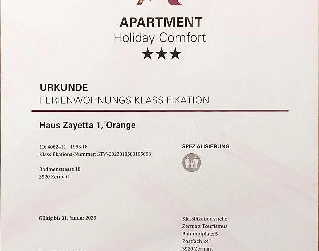 شقة Zayetta Orange Cube Nr. 11a